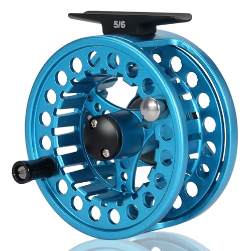 Sougayilang Fly Fishing Reel,Large Arbor With Diecast Aluminum Body Fly Reel-5/6,7/8 Weights,Essential Fly Reels For Beginners-B7/8 - Image 2