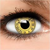 UNIVERSELL PASSEND: Deckend für jede Augenfarbe - helle wie auch dunkle / braune Augen; einsetzbar für große und kleine Augen - als perfektes Horror Kostüm / Verkleidung