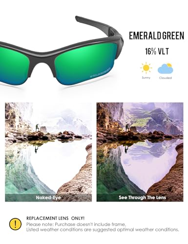 Image of BLAZERBUCK Replacement Lenses & Sock Kit for Oakley Flak Jacket XLJ Sunglass
