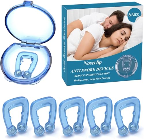 10 PCS Anti ronquidos, Dilatador Nasal Anti Ronquidos Clips Nasales Magnéticos, Dilatadores Nasales Silicona con Imán Mejora la Respiración para Ayudar a Dormir Mejor