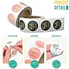 3000Pcs 1Inch Thank You Stickers, 6Rolls Thank You for Supporting My Small Business Stickers Handmand Thank You for Your Order Stickers Labels Packing Supplies for Baking Envelopes Gift Wraps Crafts #3