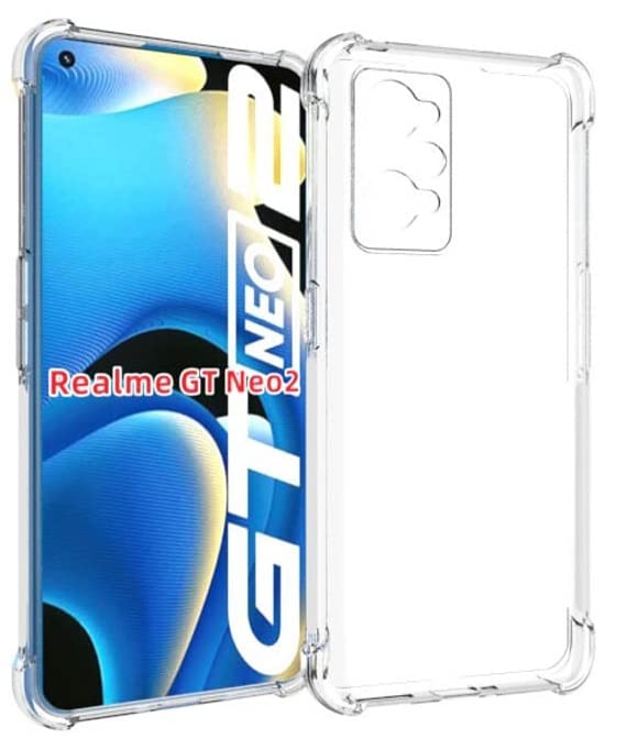 Image of for [Realme GT Neo 3T] Case,[Realme GT Neo 3T] Phone Back Case Cover Clear Transparent Corners TPU Shock-Absorption Flexible Cell Phone Cover for [Realme GT Neo 3T] - Transparent