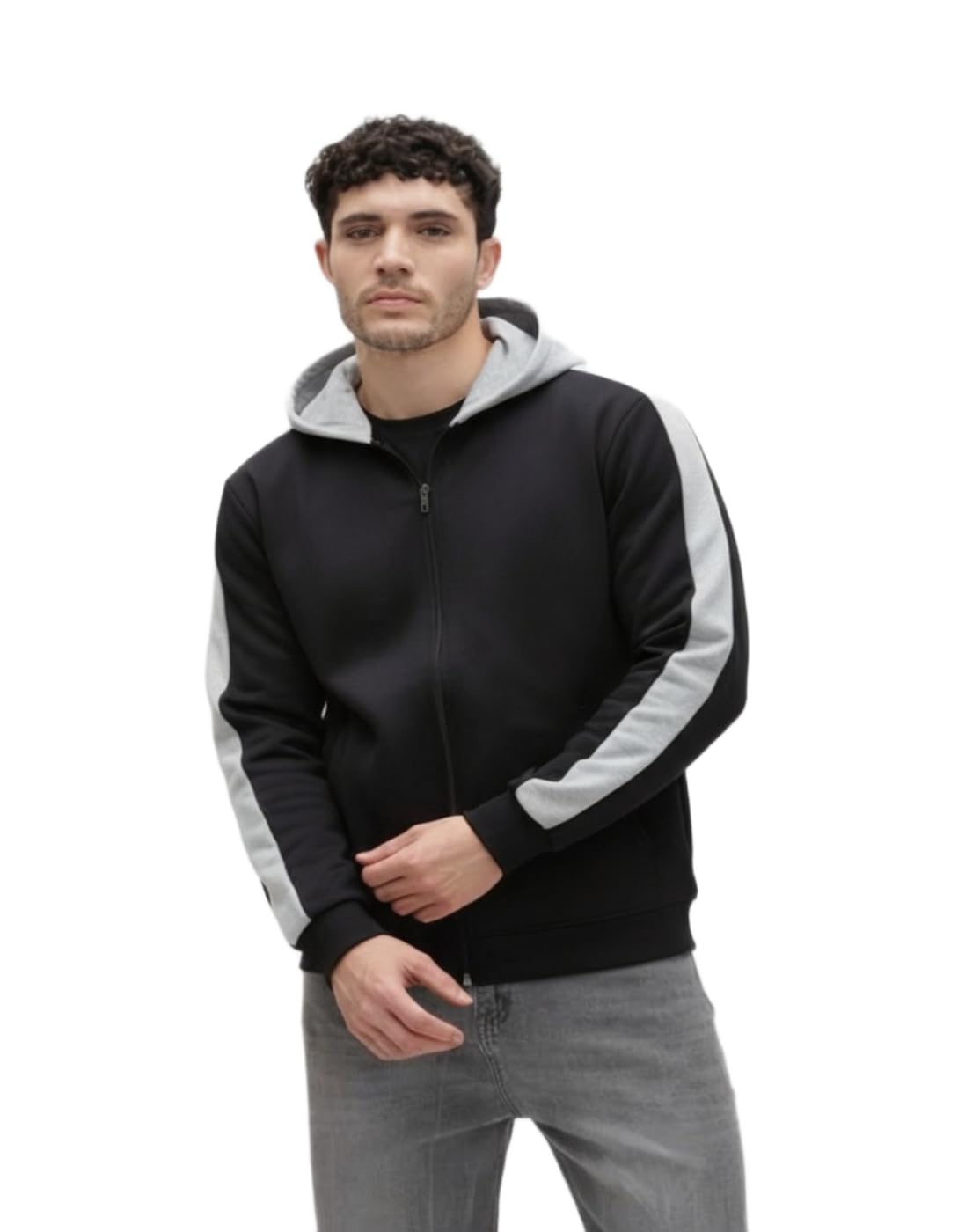 maykr Men's T-Shirt | Gym Wear | Men’s Teeshood for Cold Weather |Casual Full Sleeve T-Shirt Hood |Trendy Soft Fabric Outerwear for Daily Use | 7-picture-25
