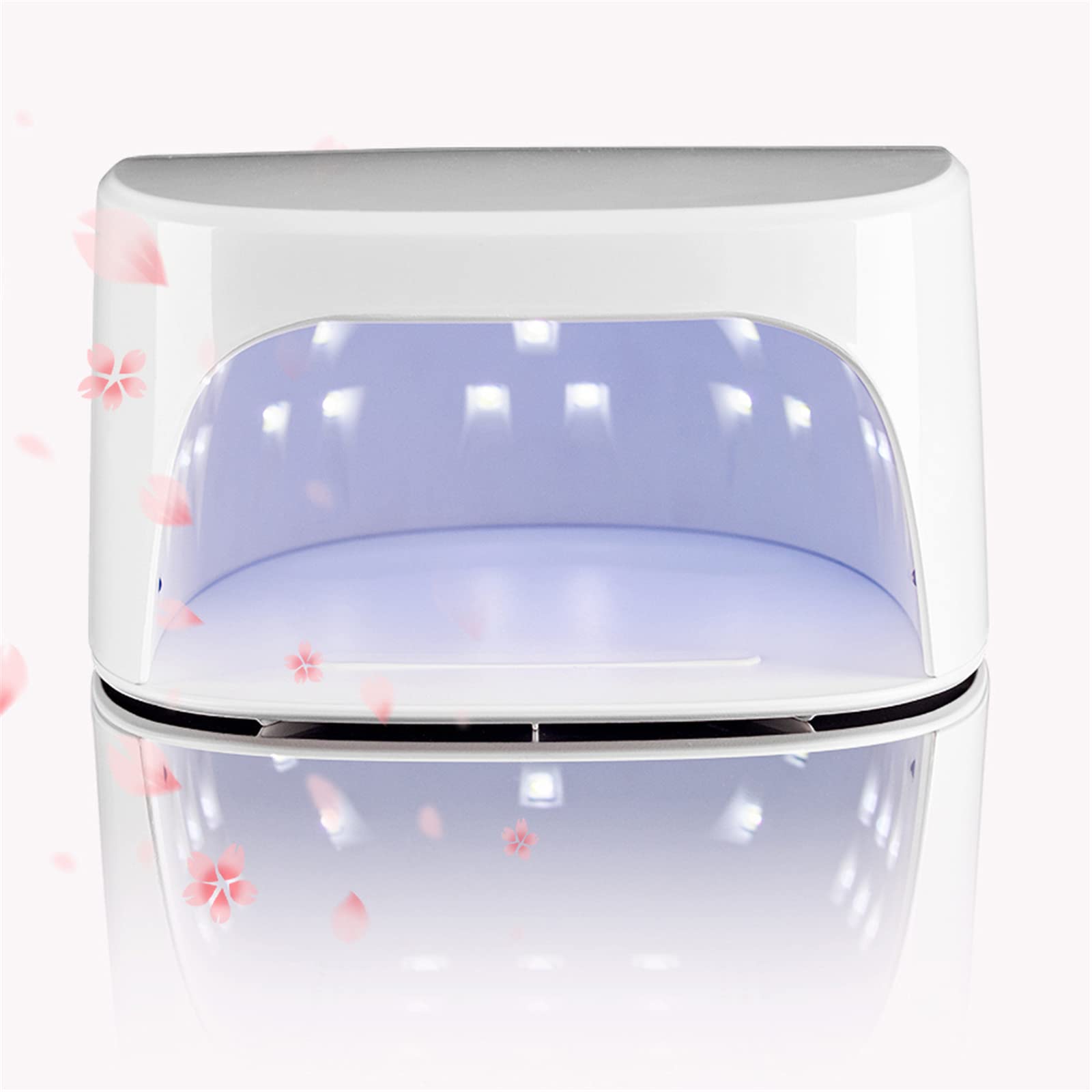 ZYC Lampada per Unghie a LED Senza Fili UV 60W Ricaricabile 8000mAH Lampada Gel Senza Fili Lampada per Unghie Smalto per Unghie Lampada arricciacapelli per Tutti Gli smalti per Unghie in Gel