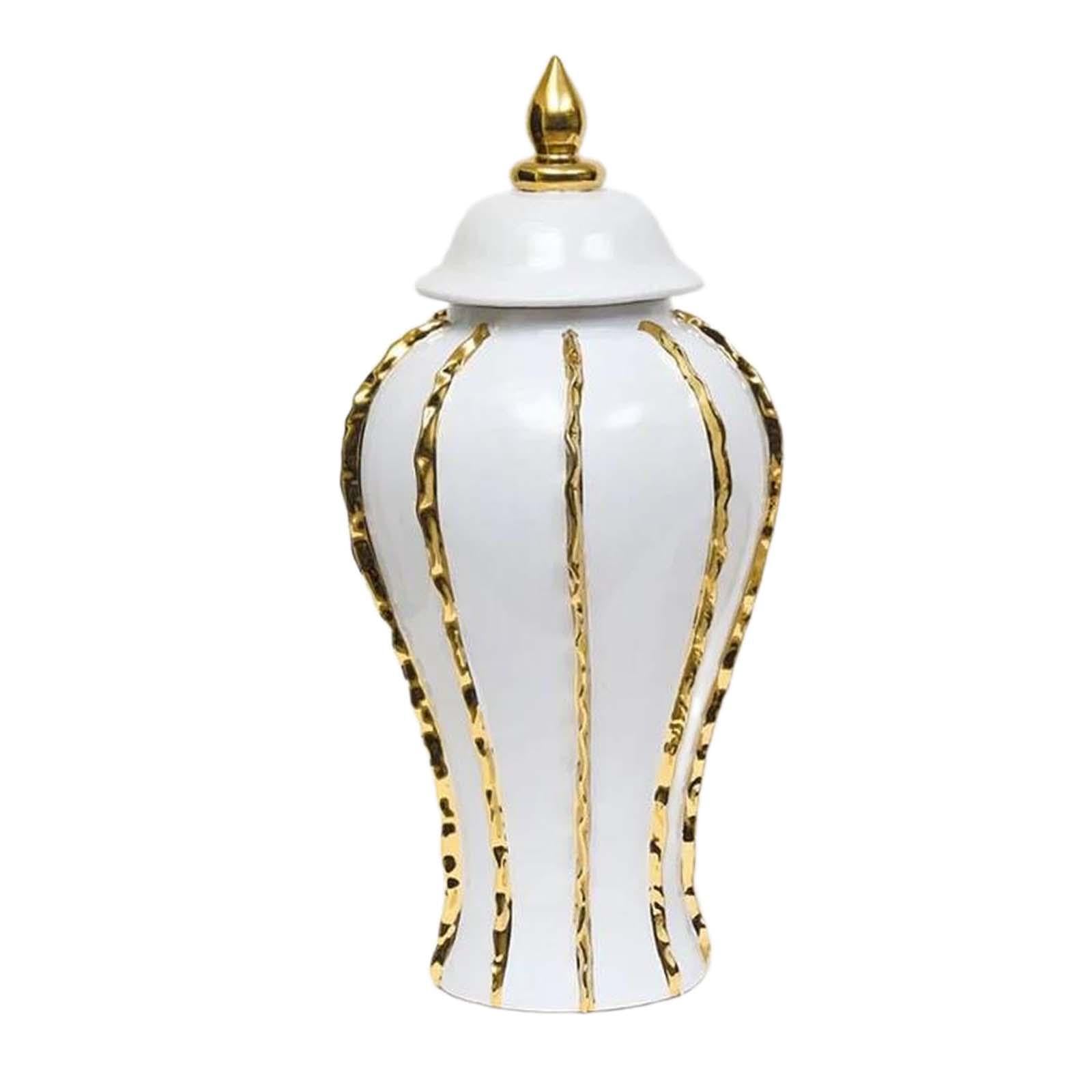Vase Pot à Gingembre Artisanal Multifonctionnel pour Le Rangement du thé, Centre de Table Unique, Magnifique présentation Florale, Vase Pot à