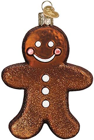 Old World Christmas Gingerman Glass Blown Ornament for Christmas Tree, Handcrafted Holiday Decoration, Gingerbread Collection - Image 4