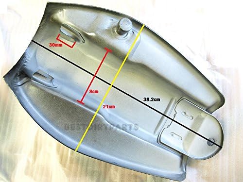 Replacement Aftermarket Red Metal Monkey Fuel Gas Tank for Z50 Z50R with Cap, Keys, and Petcock