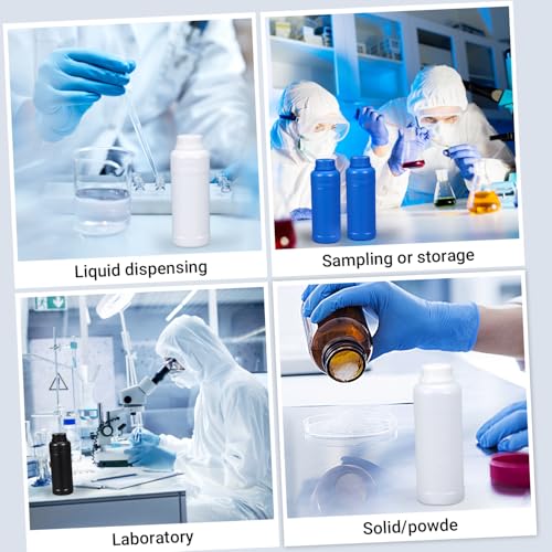 UMETASS 32oz/1000ml Plastic Food Grade Storage Bottles, Wide Mouth HDPE Chemical Reagent Sample Bottle Liquid Containers with Sealed Caps (Translucent, 2 Pcs) by UMETASS - Image 5