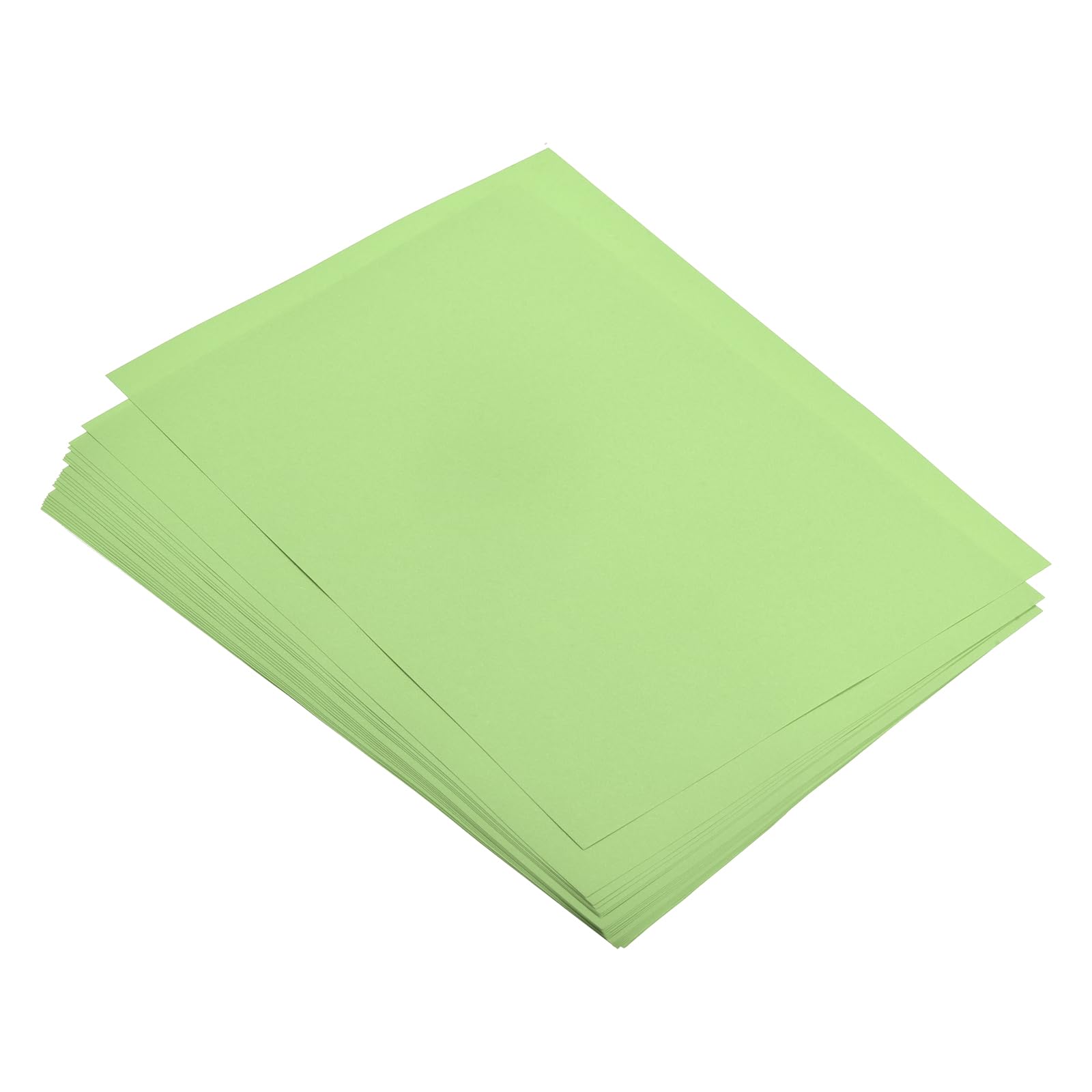 sourcing map 75 Sheets A4 Colored Print Copy Paper 5.8" x 8.5" Origami Paper Printer Paper 80gsm for Printing, Document Copying, Art Craft,Light Green