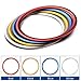 TK-KLZ for Jaguar XE F-PACE F-Type/XF 2015-2018 Premium Aviation Aluminum Alloy Car Steering Wheel Decoration Ring Sticker Decals (Red)
