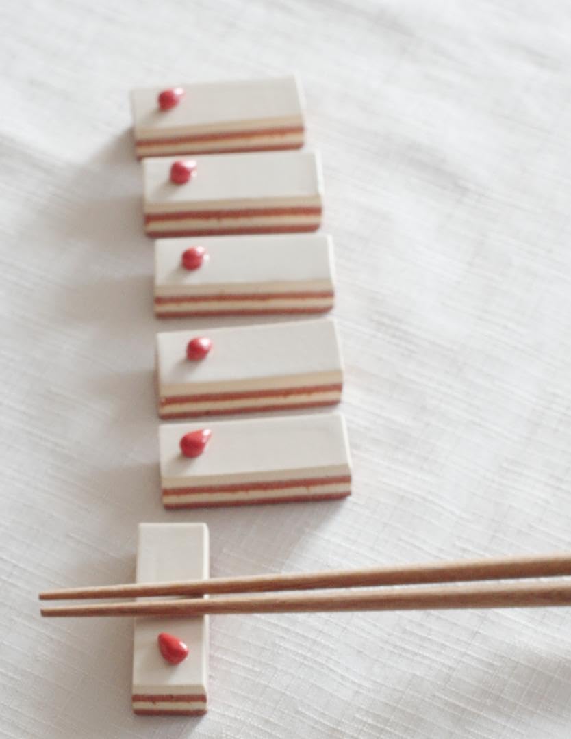 花形陶器箸置き 6個セット 鹿児島睦 花形箸置き 2個セット 本田あつみ