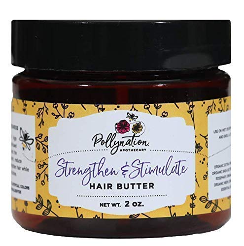 Pollynation Strengthen & Stimulate Hair Butter (2 oz)  Multibenefit Hair Growth Butter for All Hair Types  Get Stronger, Longer More Beautiful Hair disponible en Yaxa Peru