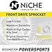 NICHE 420 Pitch 15 Tooth Front Drive Sprocket for Honda Grom 125 Monkey 23801-K26-900