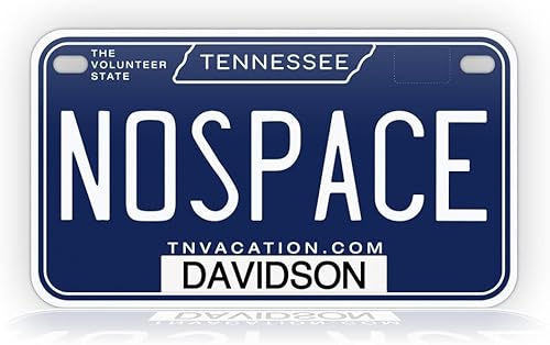 Miniatura 3 de Placa de matrícula personalizada de Tennessee de 4 x 7 pulgadas, tamaño de motocicleta, etiqueta TN