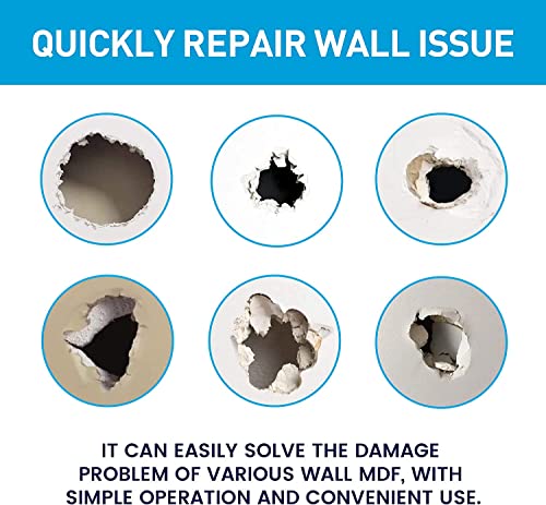 Image of BONCART Spackle Wall & Drywall Repair Patch Kit with Tools | Includes Wall Putty, Scraper, Sanding Sponge, And Aluminum Patches. For Wall Cracks And Nail Holes.