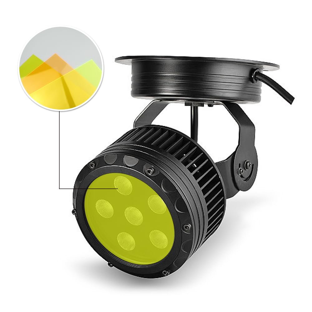 Set 6 Filtri Colorati Per Luci LED - PVC, 3 Tinte Fluorescenti, Ideali Per Feste E Foto - Foto 6