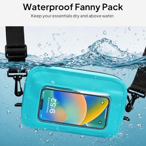 TOPEAST Waterproof Fanny Pack with Phone Pouch