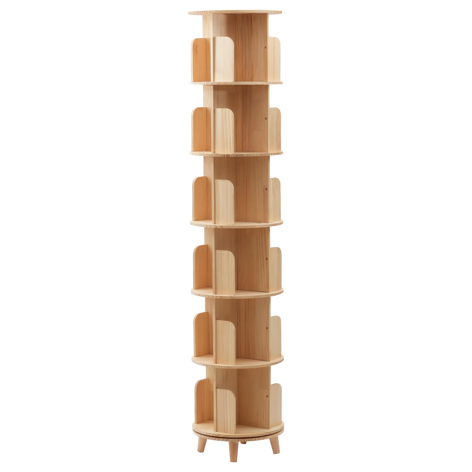 Estantería giratoria de 360 °, organizador multifuncional, estante de almacenamiento de pie, gran espacio de almacenamiento, para adultos, con grados de pie, multifuncional, giratorio