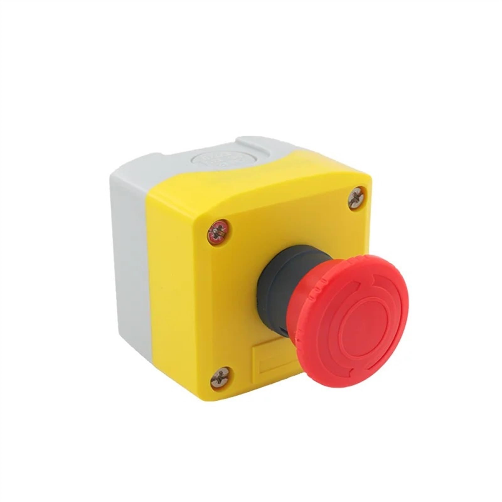 Interruptor de botón de parada de emergencia con cabeza de seta a prueba de agua, caja de Control de ascensor, estaciónSALLA68H XALK174, de enganche for liberar(No Label,3NC)