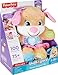 Fisher-Price Laugh & Learn Baby Learning Toy, Smart Stages Sis with Teal Skirt and Bows, Plush with Lights Music and Educational Content for Ages 6+ Months