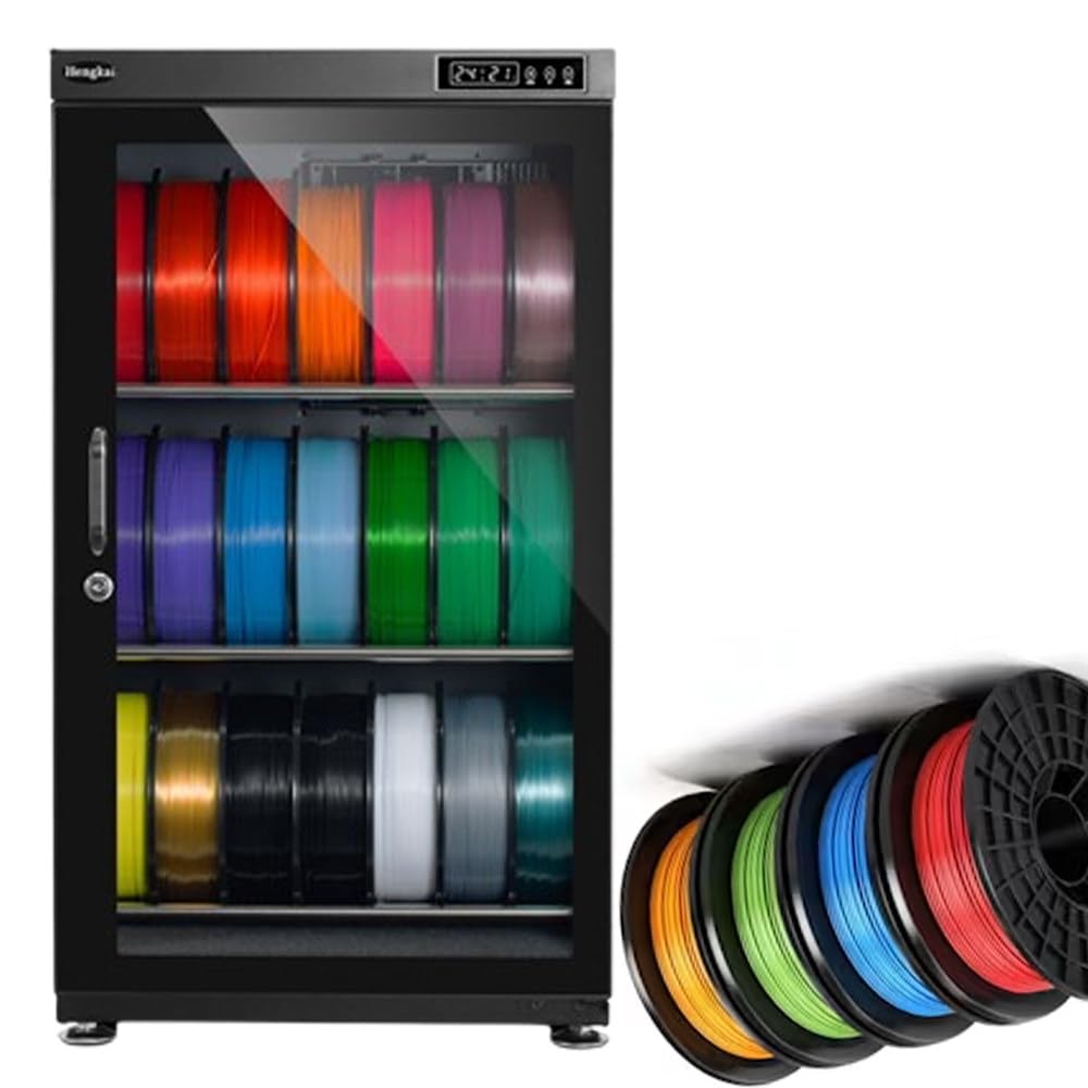 ShaiVrissian 3D Printer Filament Storage Cabinet with Large Capacity 115L