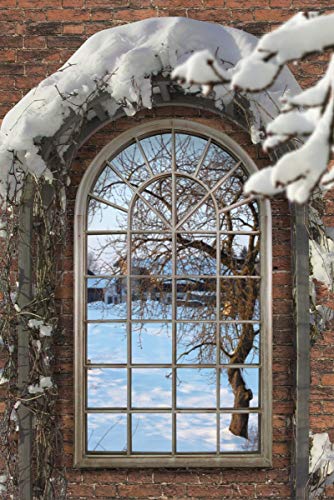 Large New Rustic Multi Panelled Arched Window Garden Outdoor Mirror5ft3 x 3ft / 160cm x 91cm,GMA022
