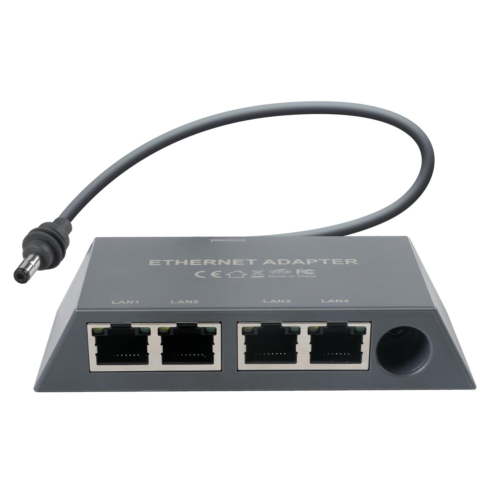 Adaptador Starlink Gen 3/Mini Ethernet de 4 puertos para red externa con cable, adaptador Ethernet Starlink 1 a 4 interfaz RJ45, 4 dispositivos conectados simultáneamente