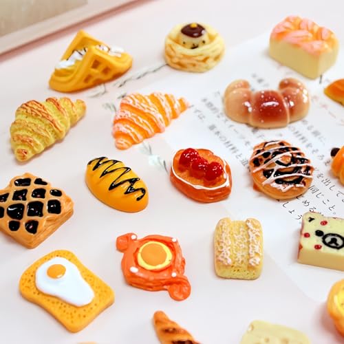 Image of Ulalaza 100pcs Slime Charms Mixed Set Resin Flatback Making Supplies for DIY Craft Making and Ornament Scrapbooking Beads Assorted Candy Fruit Cake Ornament