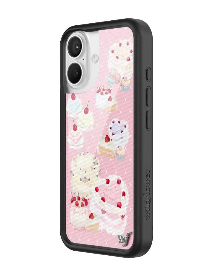 Image of Wildflower Cases - Compatible with iPhone 16 | Protective Bumper, 6.5ft Drop Test Certified, Women Owned Small Business | Sweet Cakes