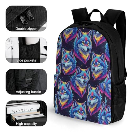 Shoulder BookBags Wolf Sports Outdoor Running, Camping Backpack Men Women3