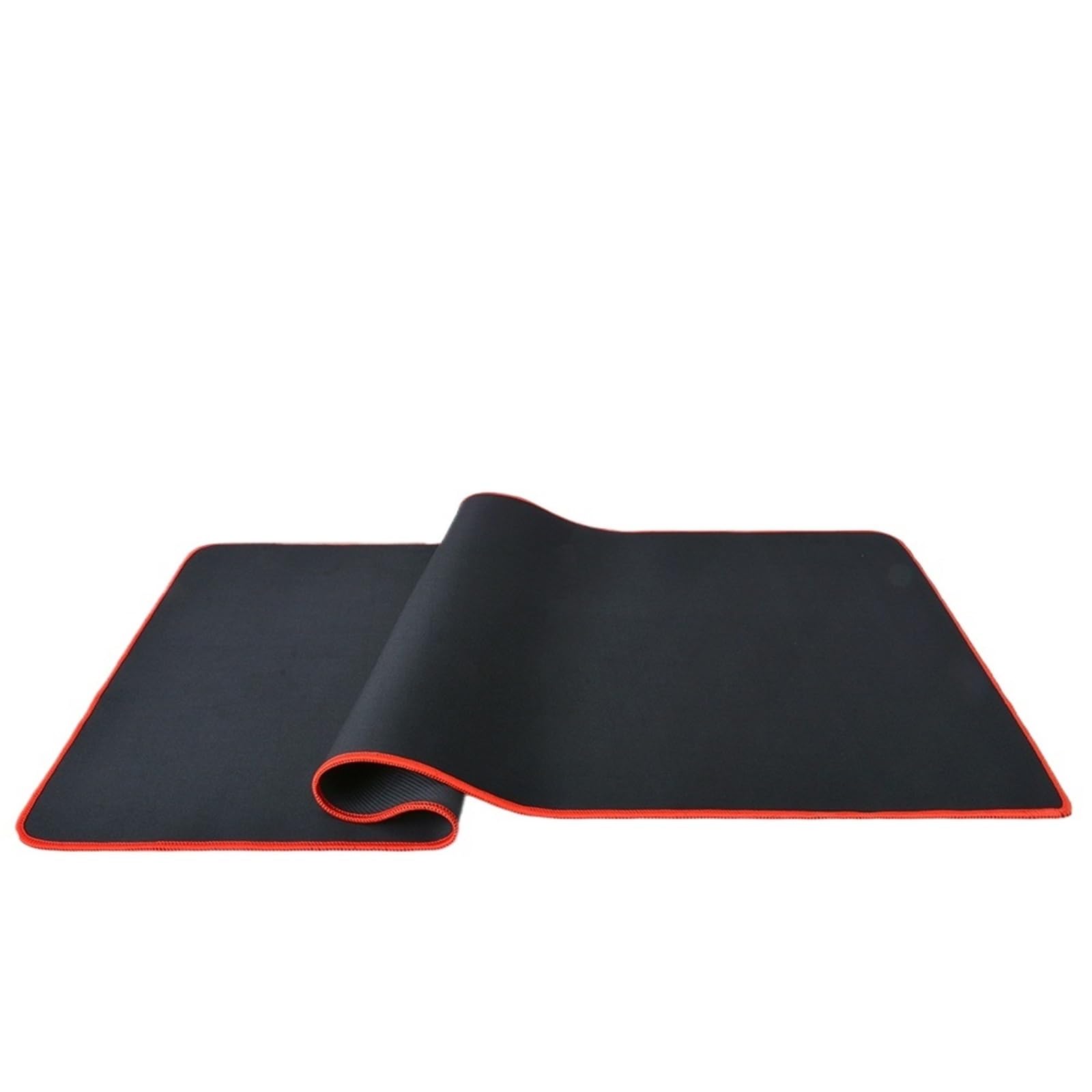 Tappetini Da Scrivania Grande tappetino for mouse da gioco, for for computer, impermeabile, multi-misura, antiscivolo, in gomma naturale, con bordo di bloccaggio Per Ufficio(Red,90 x 40 cm)