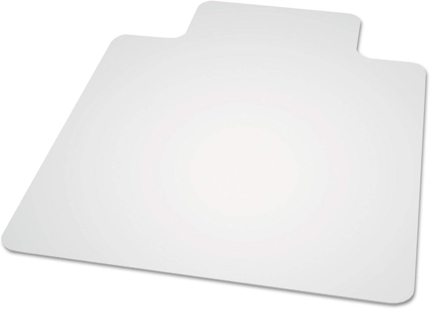 ES Robbins Natural Origins Chair Mat with Lip for Hard Floors, 45 X 53, Clear