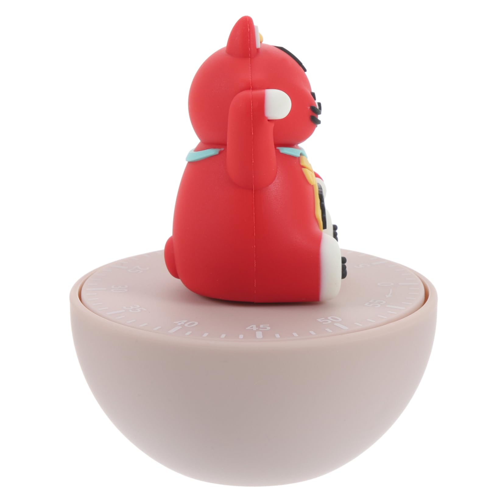 TOPBATHY Timer Da Cucina Meccanico Con Design A Forma Di Gatto 2 Pezzi Per Bambini in Età Prescolare Con Conto Alla Rovescia Di 60 Minuti Batteria Richiesta
