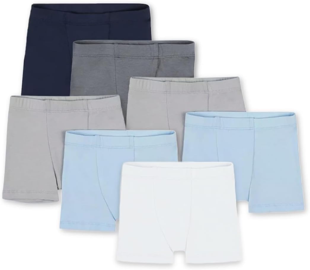 Esme Boys 2pcs Boxer Briefs Underwear (Little Boys: XS, S, M & Big Boys: L, XL, XXL, 3XL)