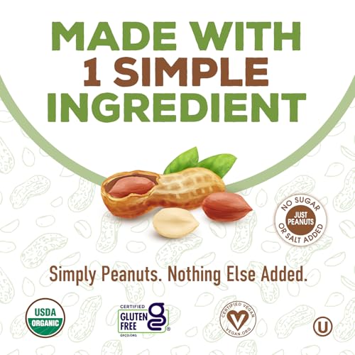Image of PB2 Pure Organic Powdered Peanut Butter | Pure, USDA Organic Certified, Non-GMO Peanuts with No Salt, No Sugar | Vegan, Keto Friendly | 24oz Resealable Jar