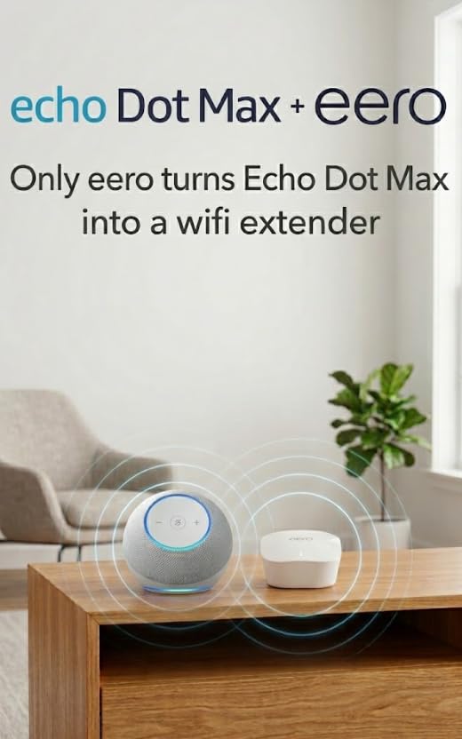 Amazon Echo Dot Max (newest model), Alexa speaker with room-filling sound and nearly 3x bass, Great for living rooms and medium-sized spaces, Designed for Alexa+, Graphite - image 7