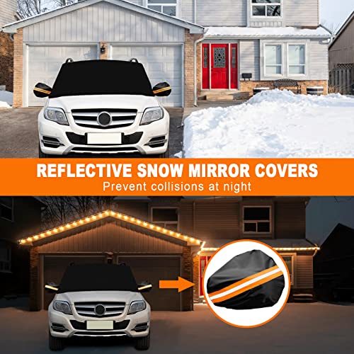 Windshield Car Cover For Ice And Snow Innhom Windshield Snow Cover Waterproof Windshield Cover Magnetic Winter Windshield Covers For Most Automotive Suv Truck Wiper Protector #TOP5