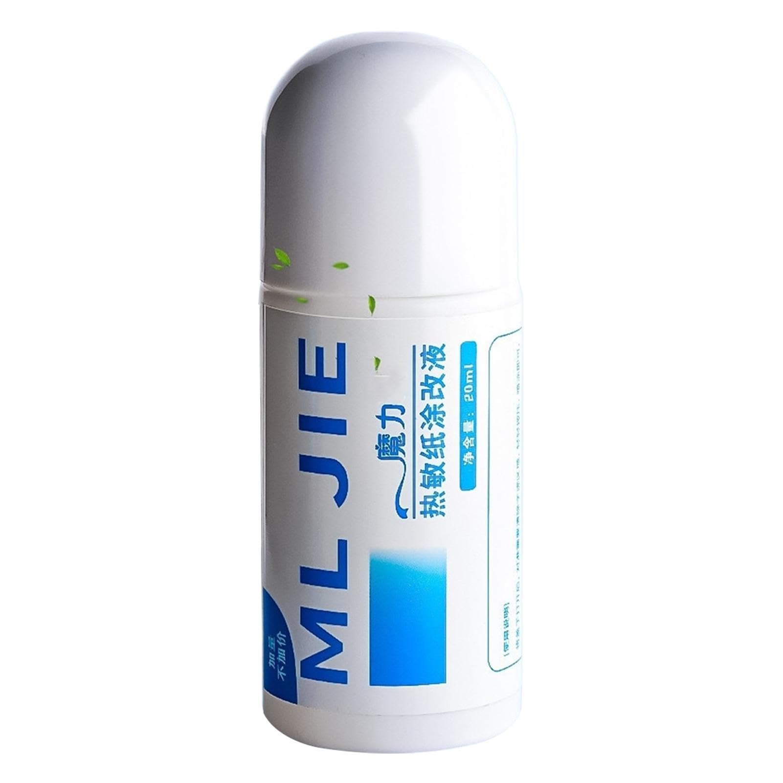 Thermal Paper Privacy Fluid,Data Covering Correction Fluid Without Trace - Message Covering Private Data Removes Liquid for Identity, Bank Statement, Shipping Address Novent