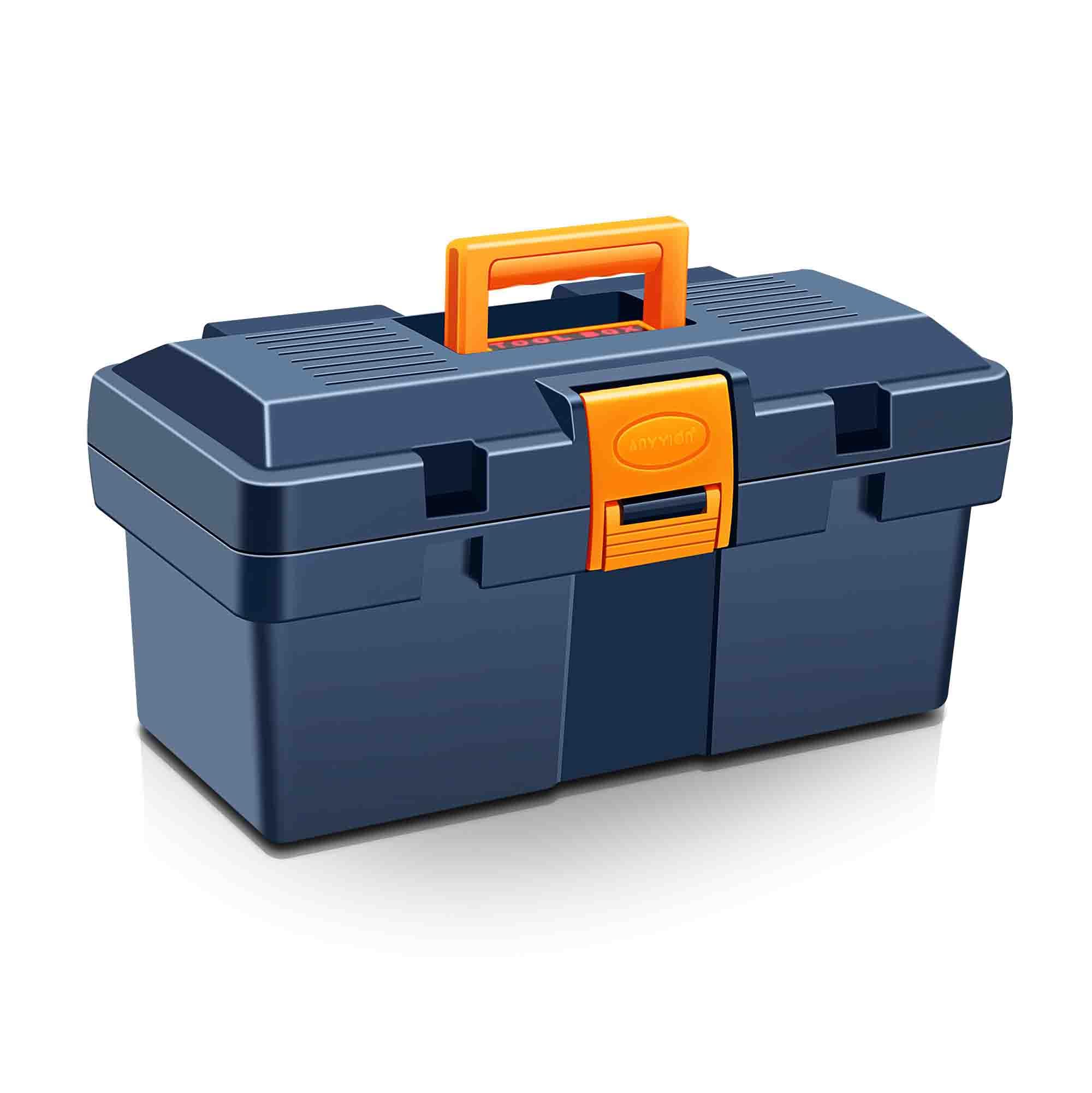 Anyyion 13-Inch Lockable Small Tool Box