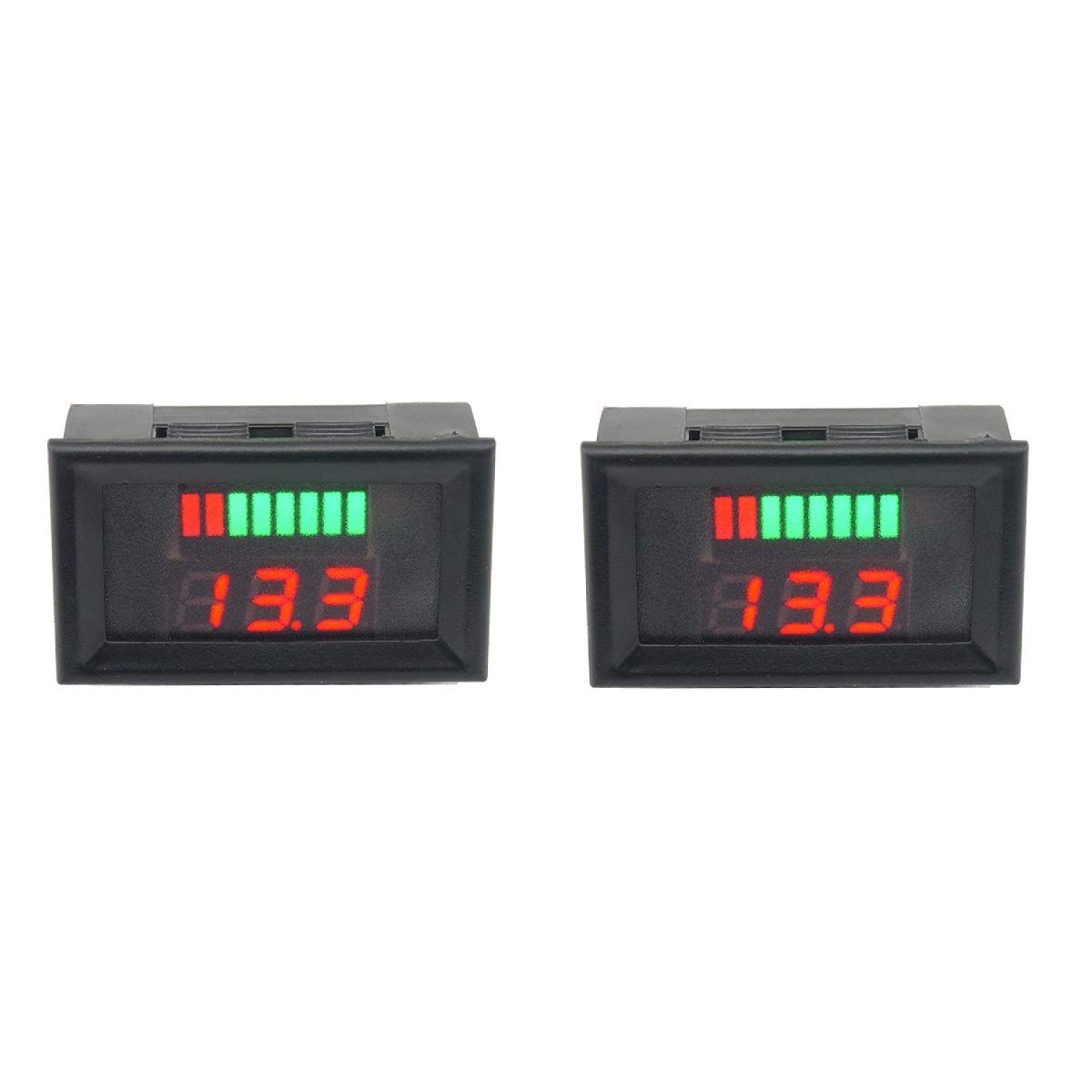 SS ROBOTICS DC 12V-60V Lead Acid Red Digital Lead Battery Capacity Indicator Charge Level Lead-Acid LED Tester Voltmeter (Pack of 2) (B091Q7YZ26) Amazon Price History, Amazon Price Tracker