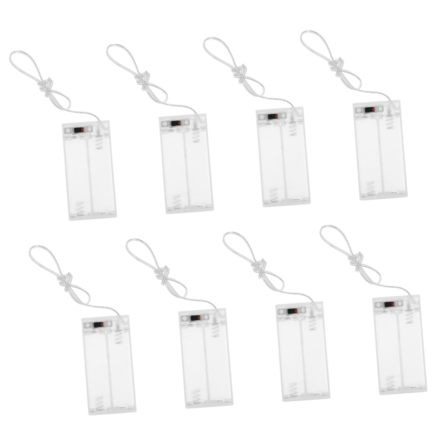 ifundom 5 Sätze Transparente Aa Batteriehalter Für Lichterketten Robuster Kunststoff Sicherer Verschluss Kompatibilität Für Und Außenbereich Praktisch Für Und Camping 10 Stück * 5