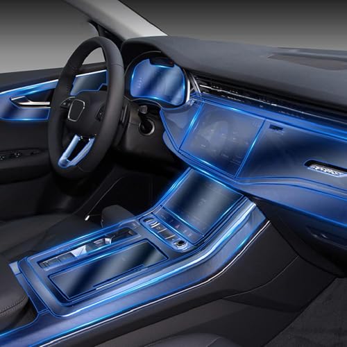 Film PPF Audi Q7 Q8 protection console centrale transparente