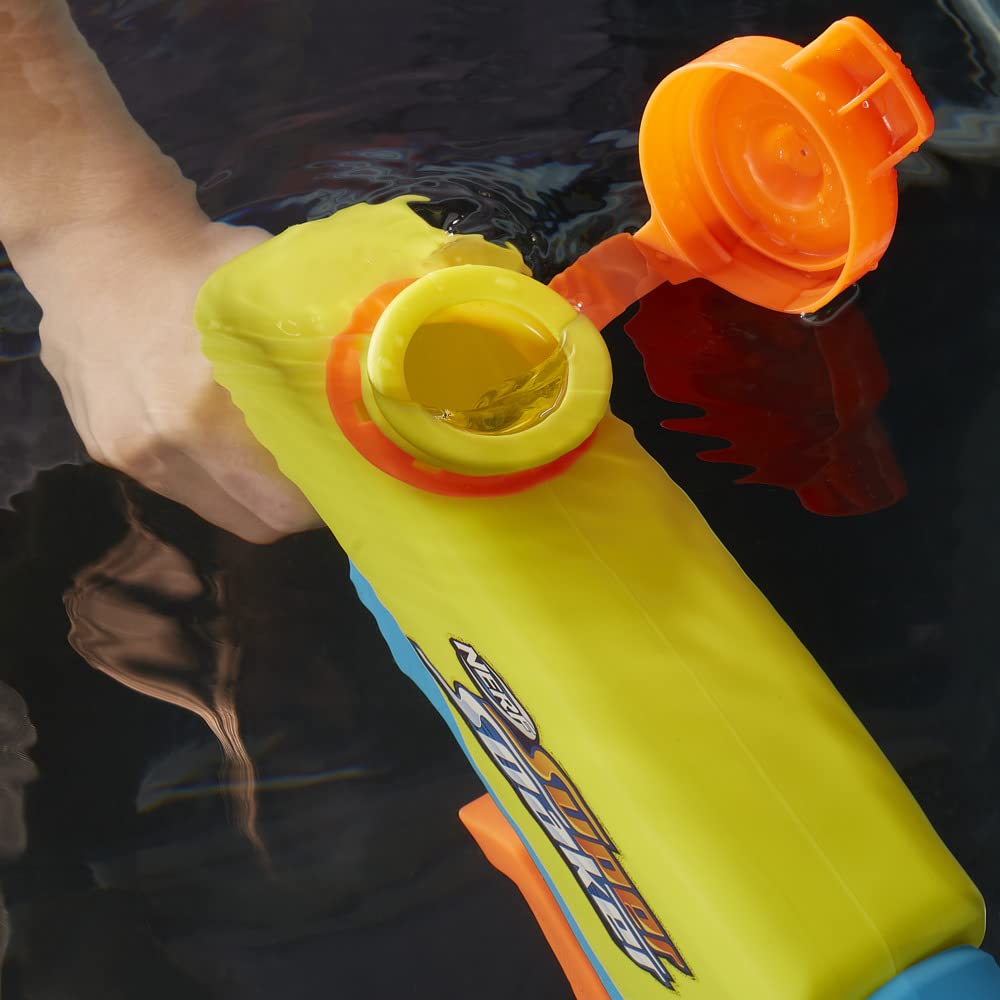 Hasbro Nerf Super Soaker Wave Spray, Blaster Giocattolo ad Acqua con Beccuccio Mobile, per Bambini e Bambine dai 6 Anni in Su, Serbatoio da 887 ml Facile da Riempire, Multicolore (Confezione da 2)