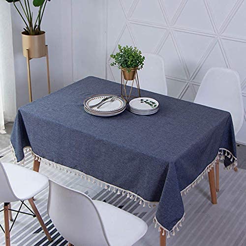 Nappe multifonctionnelle noire et blanche pour protéger la table - 4