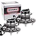 MotorbyMotor 515110+515111 Front Wheel Bearing and Hub Assembly 4WD with 6 Lugs Fits for Chevy Colorado, GMC Canyon, Isuzu I-350 I-370 Hub Bearing(w/ABS)