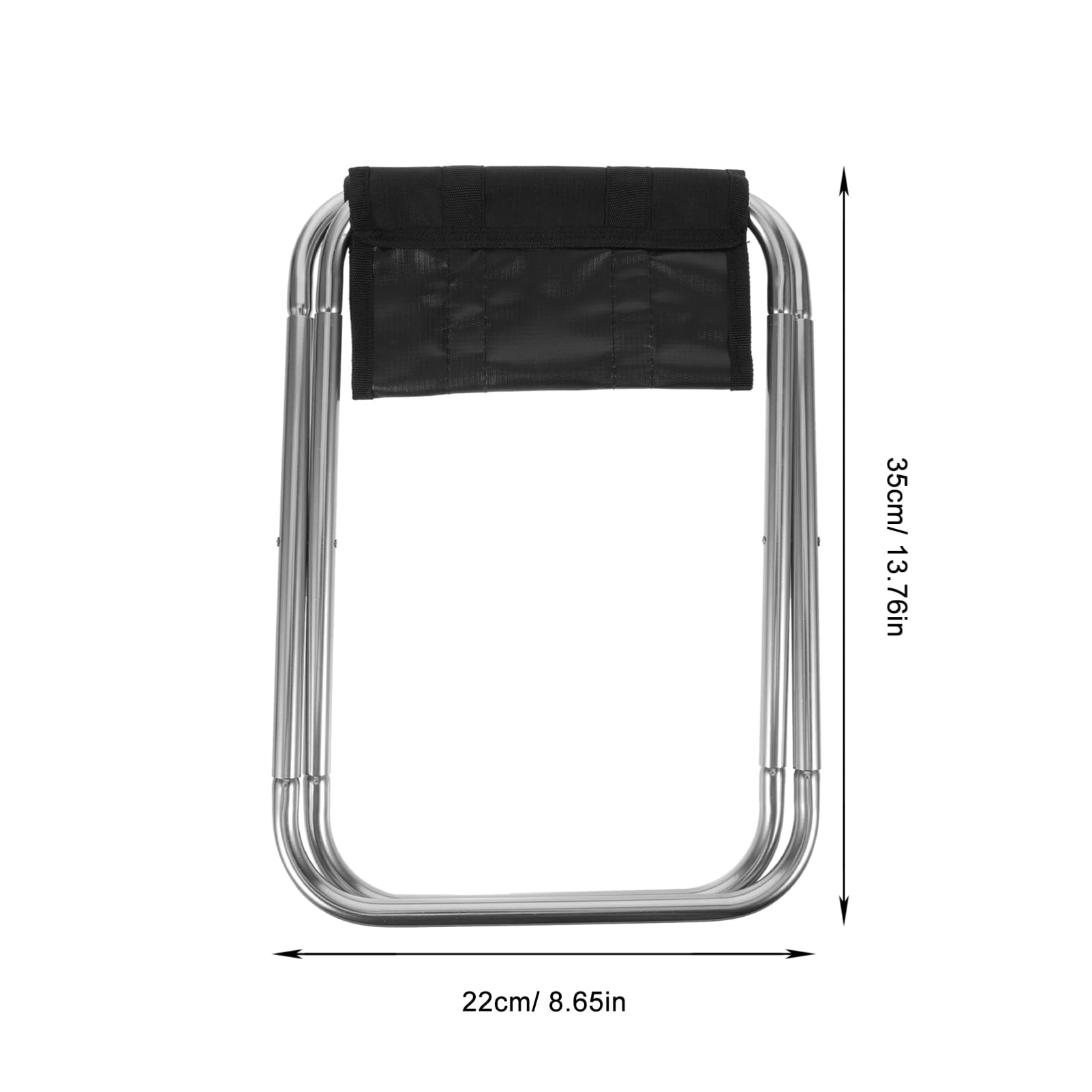 LIOOBO Portable Folding Stool Lightweight Multi Functional Camping Bench for Outdoor Activities Fishing Hiking Picnics and to Carry Compact Design