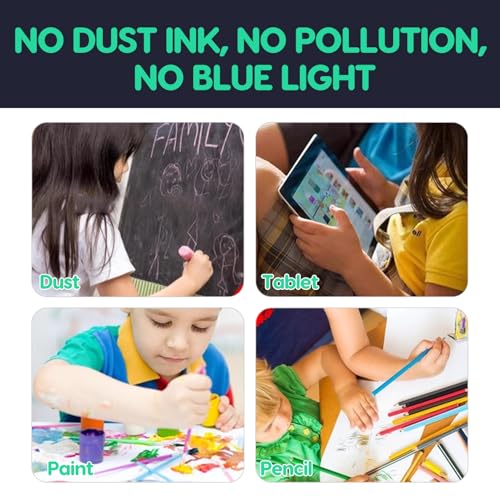 LCD Writing Tablet, 8.5 Inches Full Screen Erasable Drawing Pad for Kids Adults Electronic Doodle Board for School Home Office Use — view 4