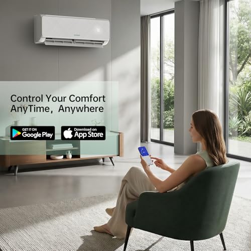 Image of ZAFRO 24000BTU Mini Split Air Conditioner Heat Pump, 19 SEER2, 230 V | Ductless Split Unit AC and Heat, Quiet Operation, Remote and APP Control, Energy Efficient Inverter, Cools Up to 1500Ft