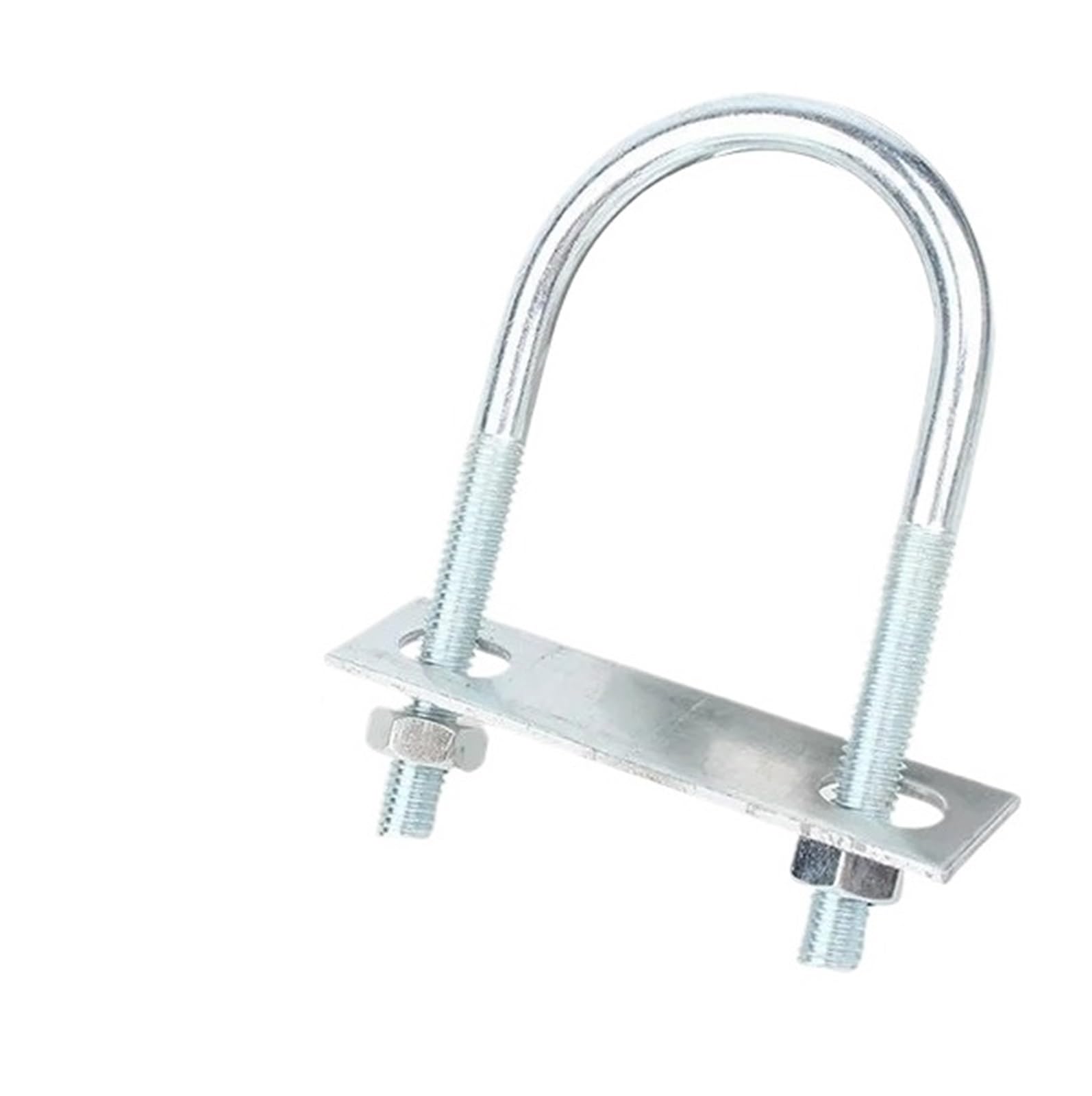 Bullone M10 M12 Bullone a vite a forma di U in acciaio al carbonio zincato/Morsetto for tubi a forma di U con deflettore/Cerchio a cavallo(M10x200x250mm -1sets)