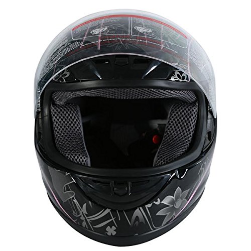 Amazon.com: TCMT Size-M Adult Full Face Scooter Street Dirt Bike ATV  Motocross Motorcycle Helmet with Open Face Sun Shield DOT : Automotive